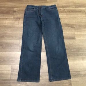 Eileen Fisher Blue Straight Leg Jeans size Small Petite